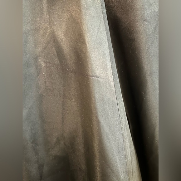 Scott McClintock vintage black gold lace long sleeve formal Gown dress size 12 - Picture 9 of 11